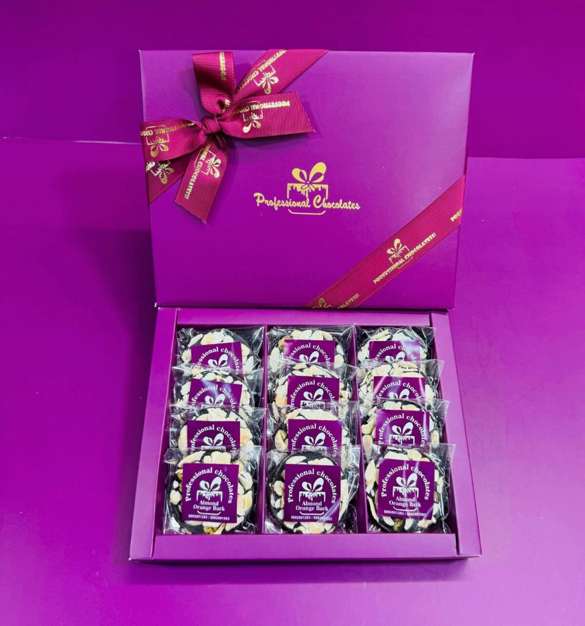 Almond Orange Bark Box Of 12 - Image 1