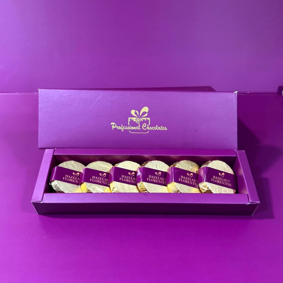 Hazelnut Florentine Box Of 6 - Image 1