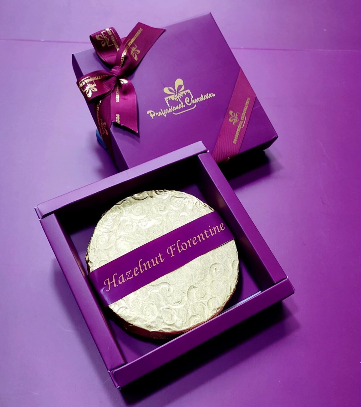 Hazelnut Florentine 5 Inch Gift Box - Image 1